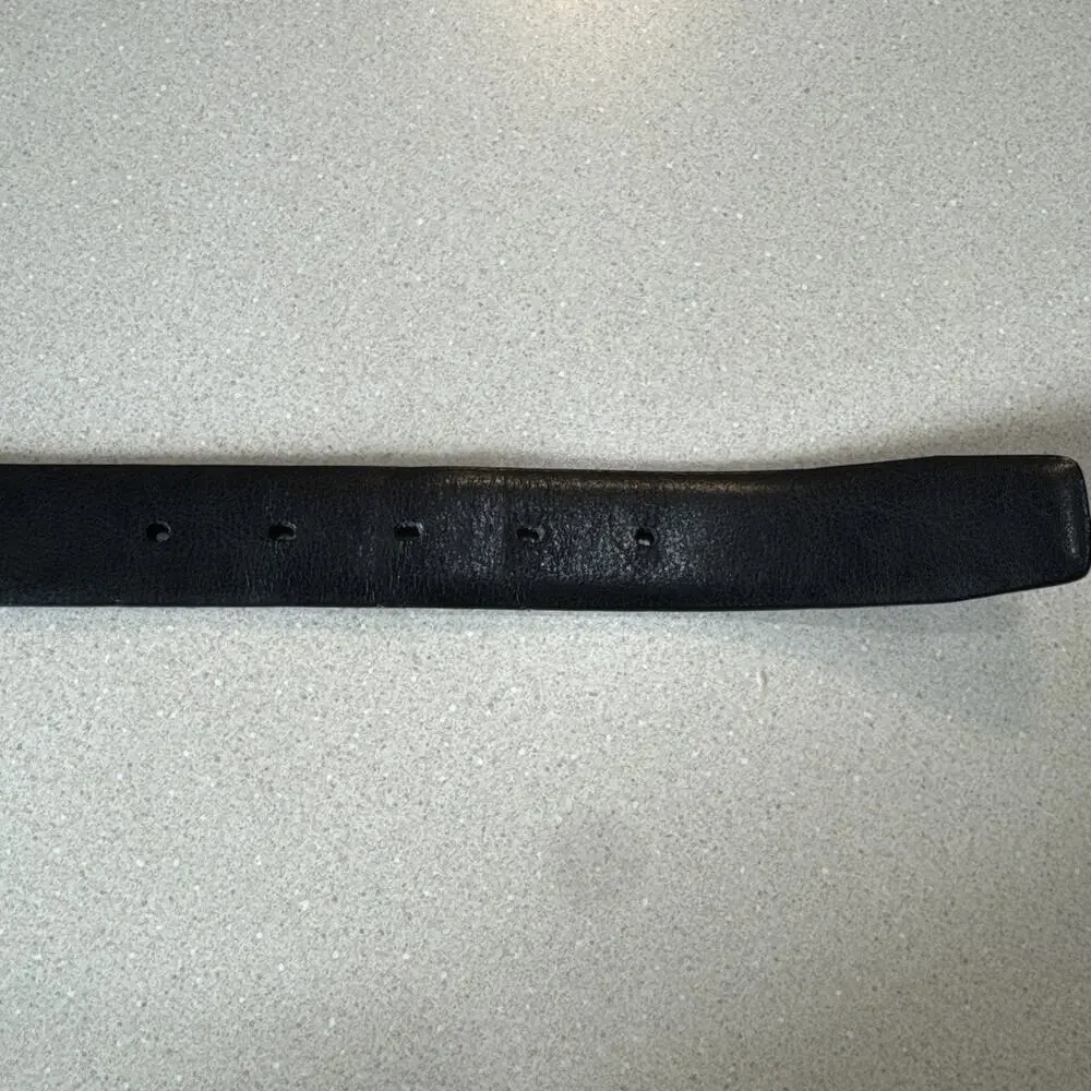 Dockers Men's M 34 Black Leather Belt